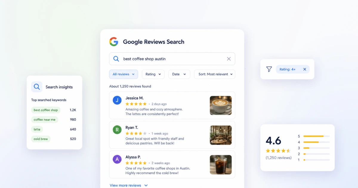 Googleレビューを名前・キーワードで検索する方法と分析のコツ